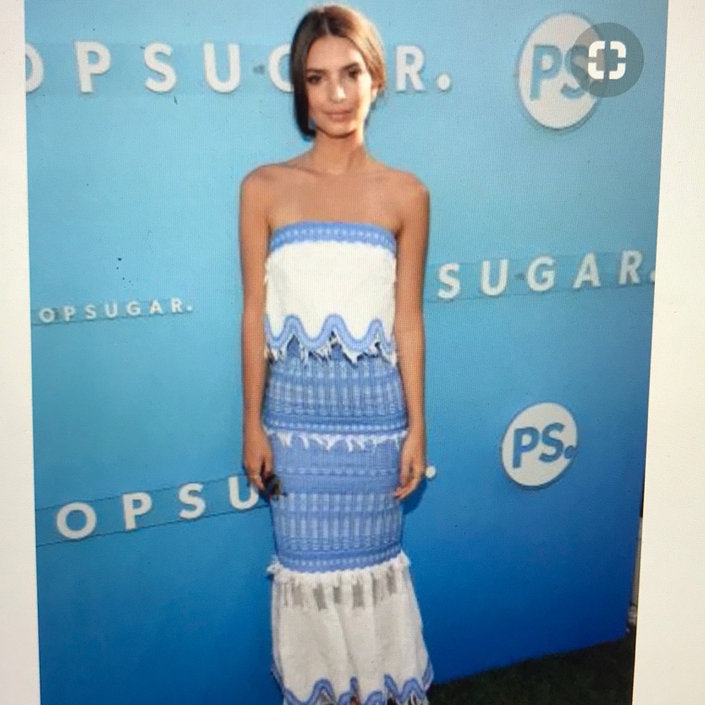 Jonathan Simkhai Strapless Cotton-blend Dress - Picture 7 of 7